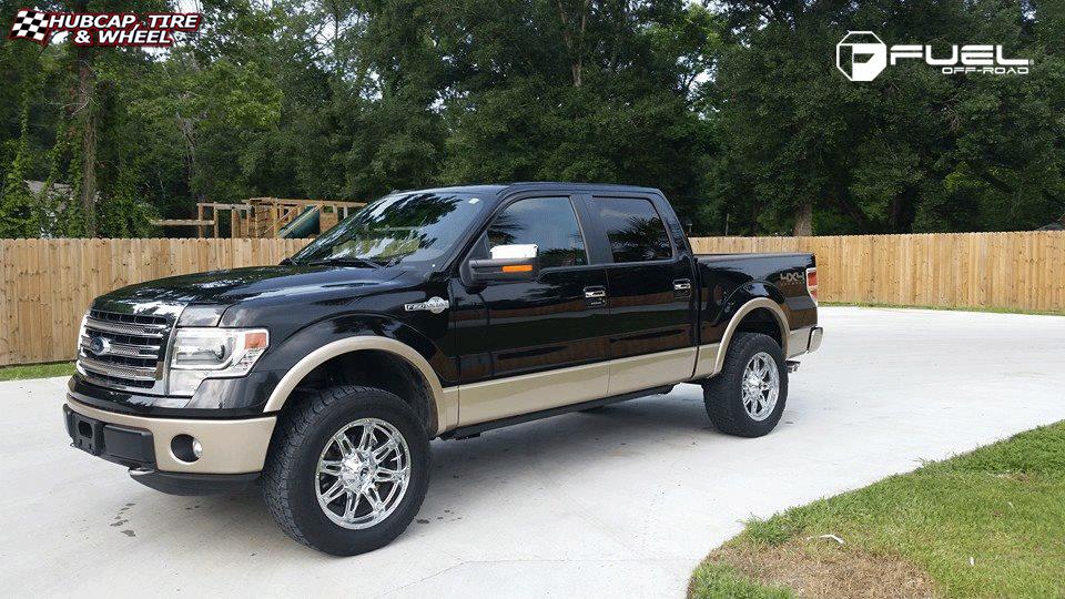 vehicle gallery/ford f 150 fuel hostage d530 0X0  Chrome wheels and rims