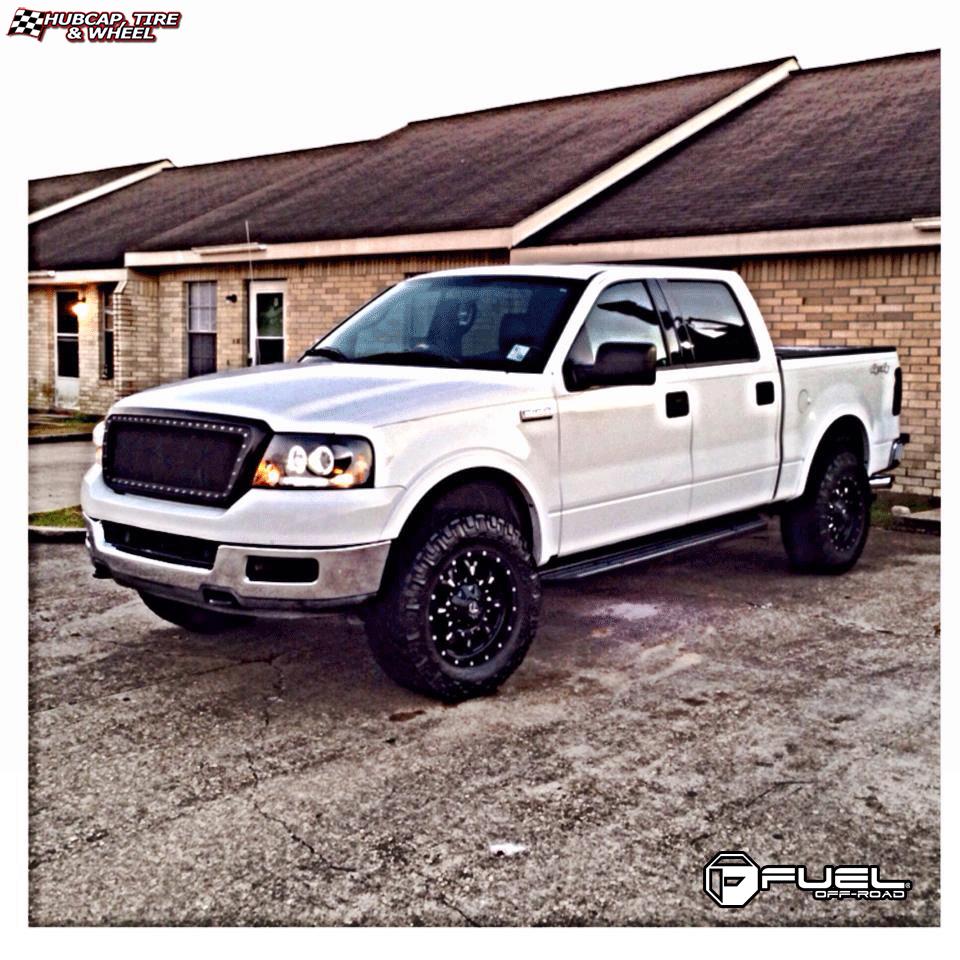 vehicle gallery/ford f 150 fuel krank d517 0X0  Matte Black & Milled wheels and rims