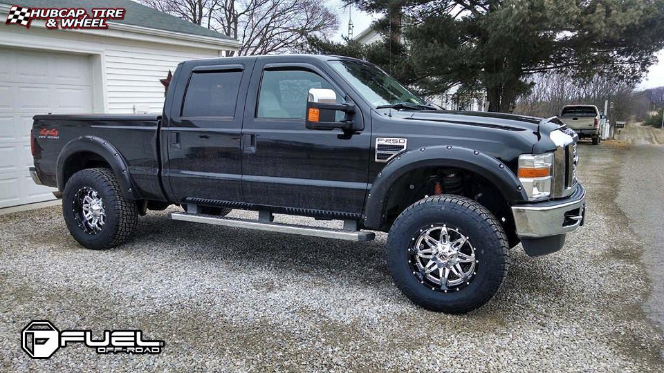 vehicle gallery/ford f 250 fuel lethal d266 0X0  Chrome wheels and rims