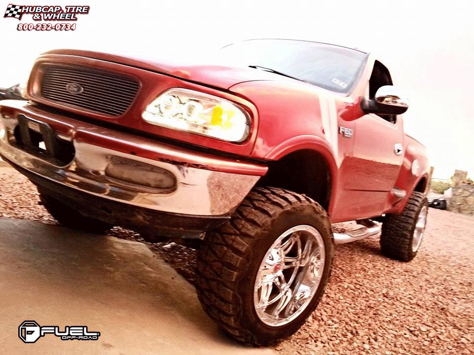 vehicle gallery/ford f 150 fuel maverick d536 0X0  Chrome wheels and rims