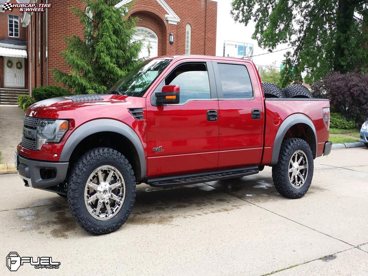 vehicle gallery/ford f 150 fuel nutz d540 0X0  Chrome wheels and rims