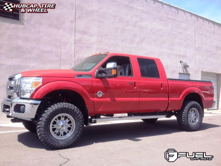 vehicle gallery/ford f 250 fuel throttle d512 0X0  Chrome wheels and rims