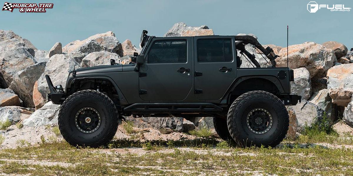 vehicle gallery/jeep wrangler fuel anza beadlock d116 17X9  Raw Machined wheels and rims