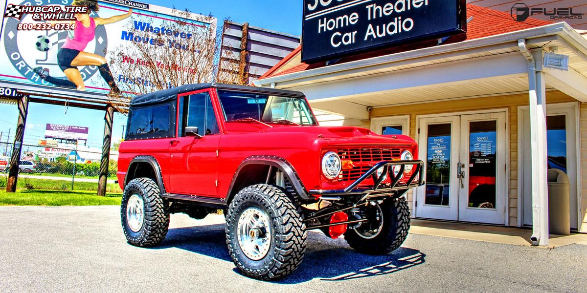 vehicle gallery/ford bronco fuel anza beadlock d116 17X9  Raw Machined wheels and rims