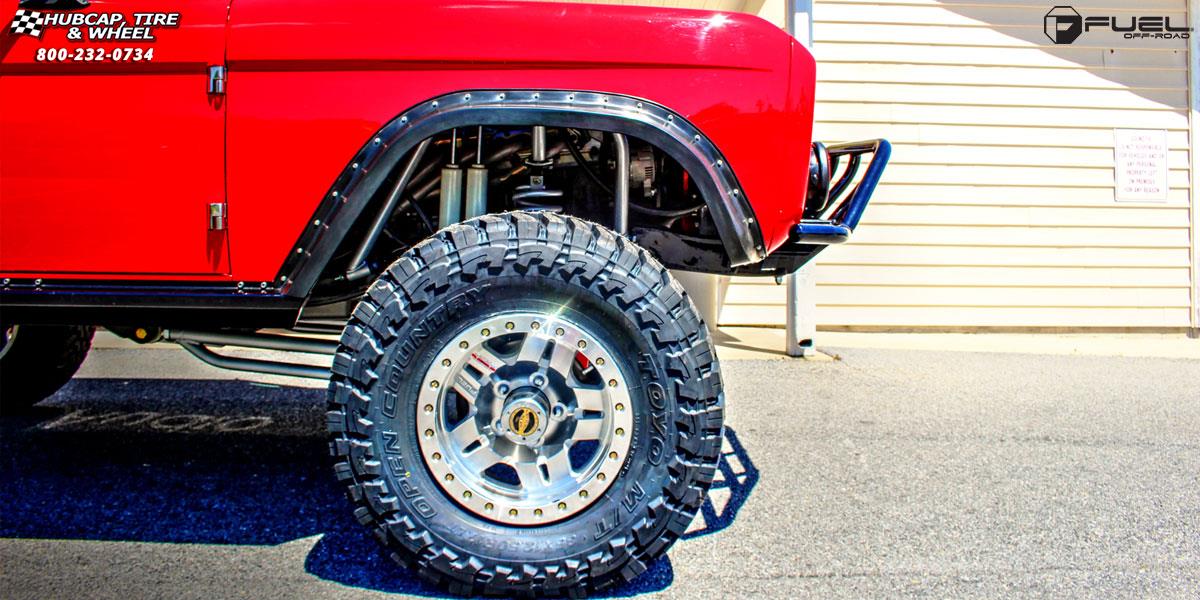 vehicle gallery/ford bronco fuel anza beadlock d116 17X9  Raw Machined wheels and rims