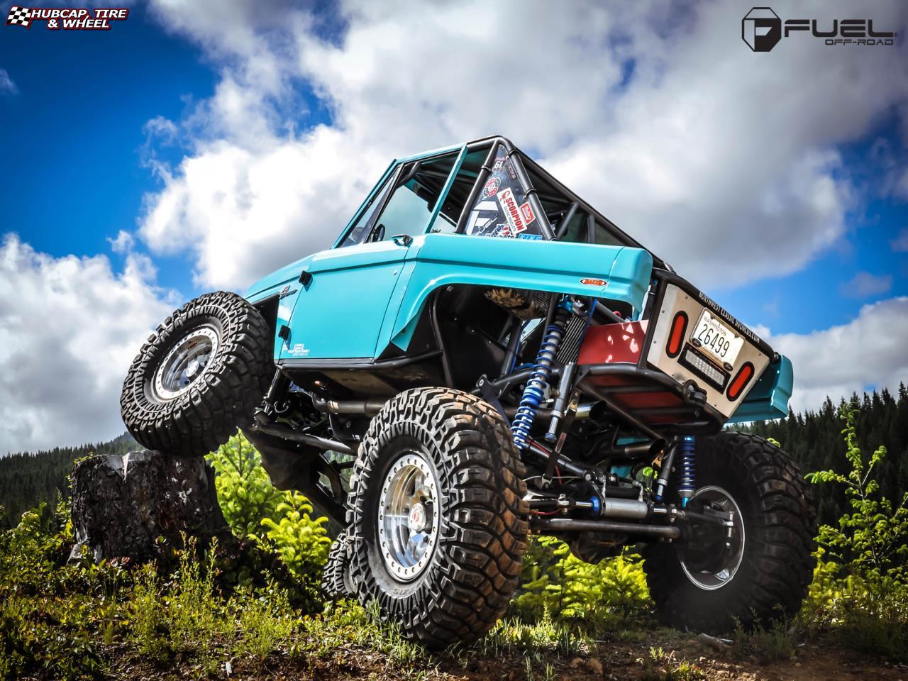 vehicle gallery/ford bronco fuel anza beadlock d116 17X9  Raw Machined wheels and rims