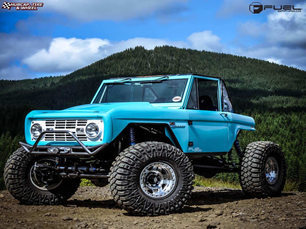 vehicle gallery/ford bronco fuel anza beadlock d116 17X9  Raw Machined wheels and rims