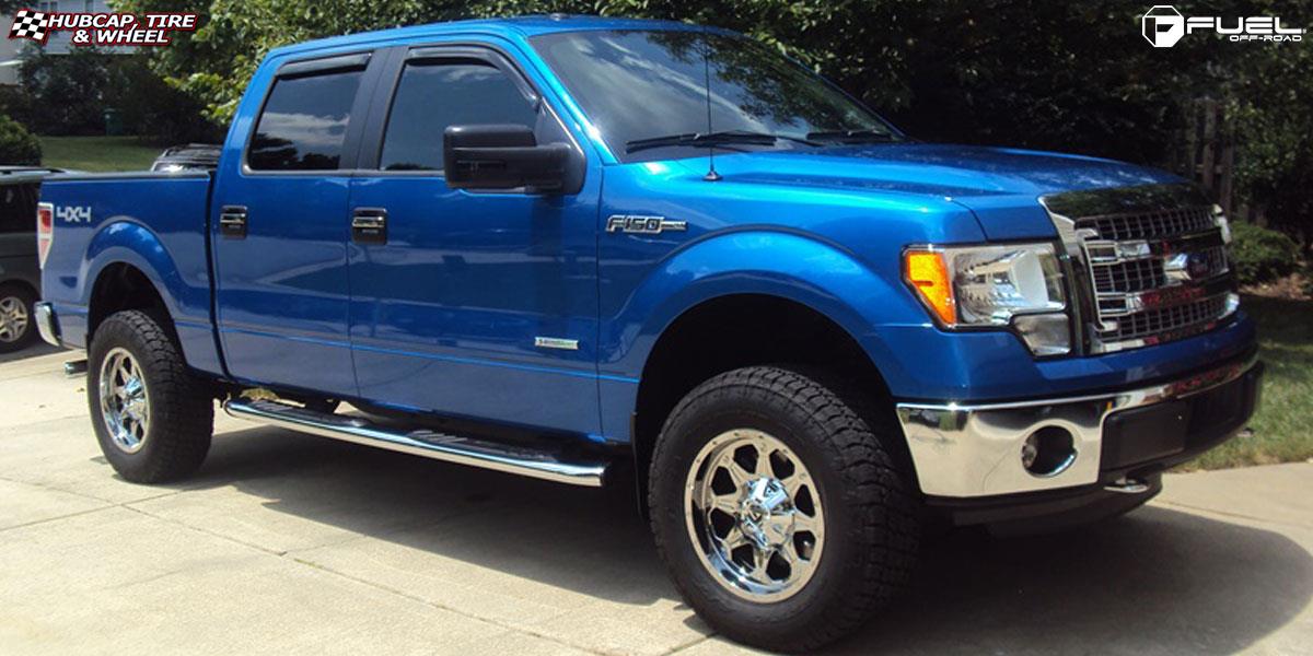 vehicle gallery/ford f 150 fuel boost d533 18X9  PVD Chrome wheels and rims
