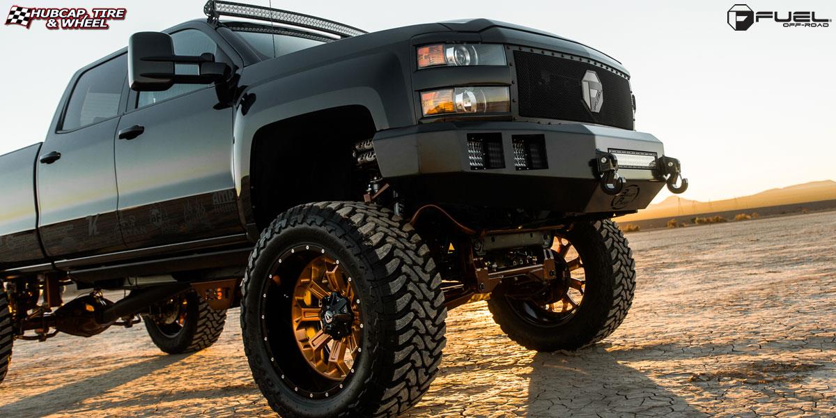 vehicle gallery/chevrolet silverado fuel crush d268 24X14   wheels and rims