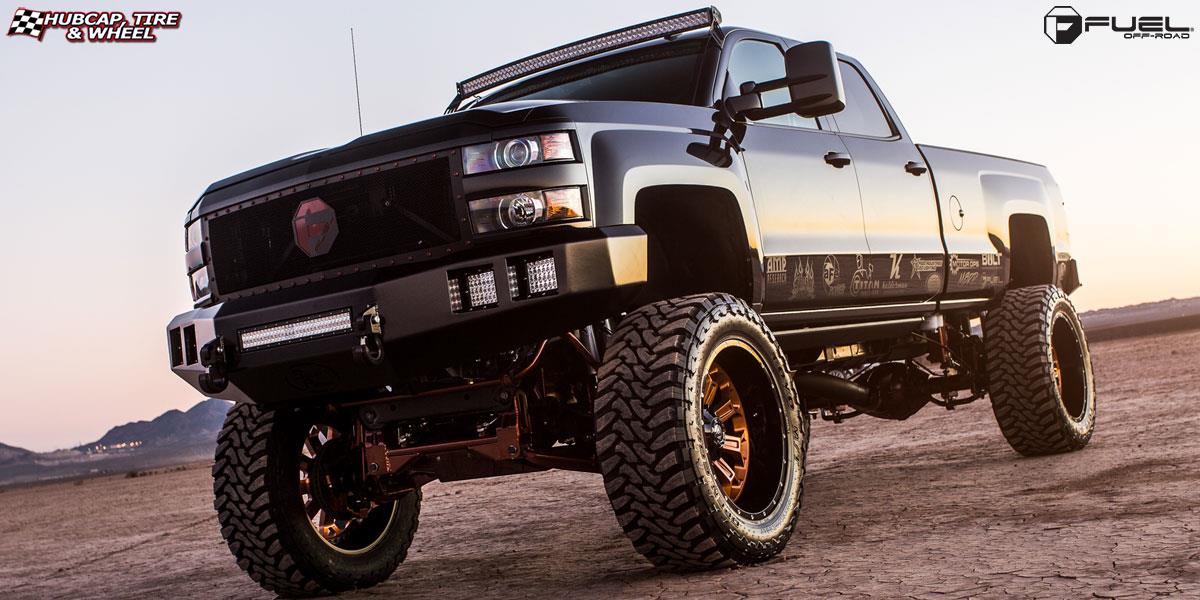 vehicle gallery/chevrolet silverado fuel crush d268 24X14   wheels and rims