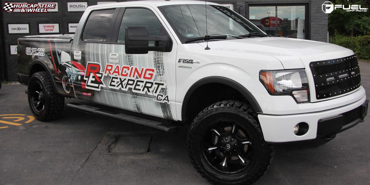 vehicle gallery/ford f 150 fuel dune d523 0X0  Black & Milled wheels and rims
