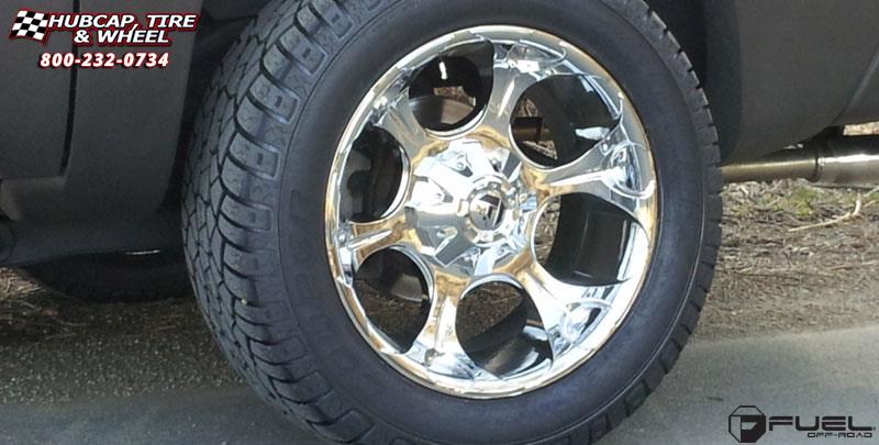 vehicle gallery/chevrolet avalanche fuel dune d522 20X12  Chrome wheels and rims