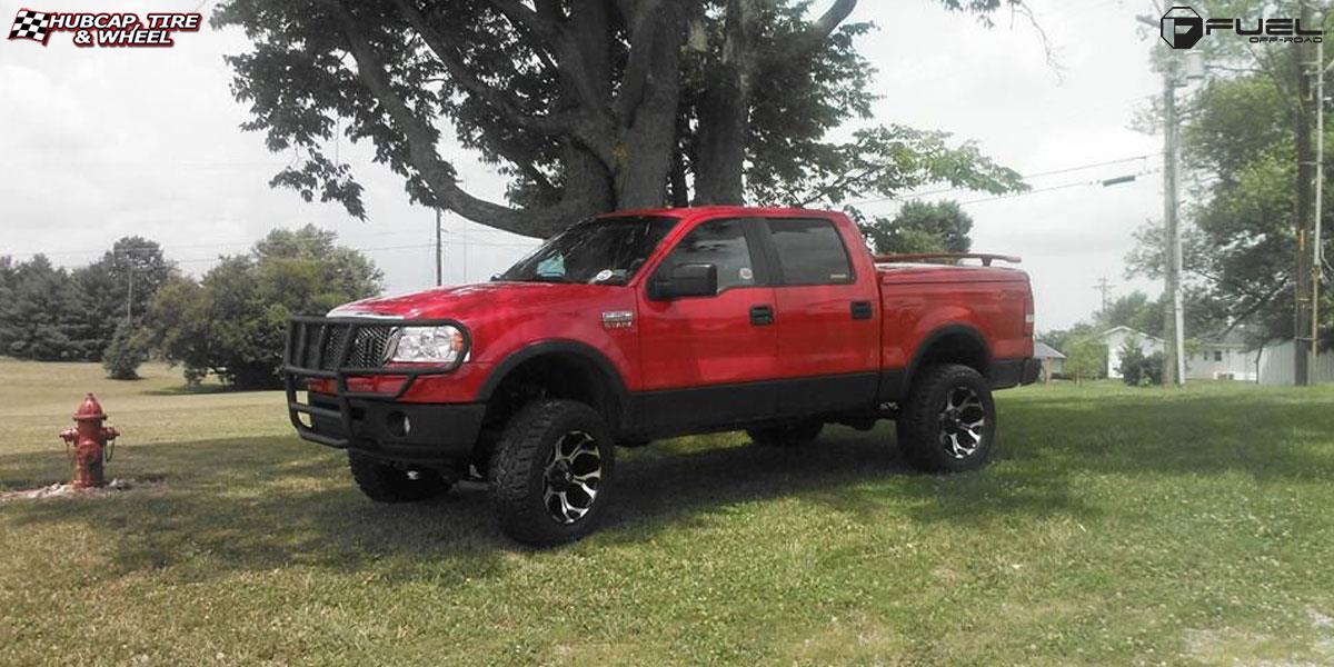 vehicle gallery/ford f 150 fuel dune d524 20X10 Machined Black wheels and rims