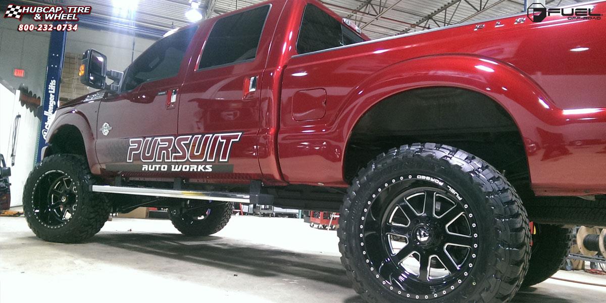 vehicle gallery/ford f 350 fuel forged ff09 22X12  Polished or Custom Painted wheels and rims