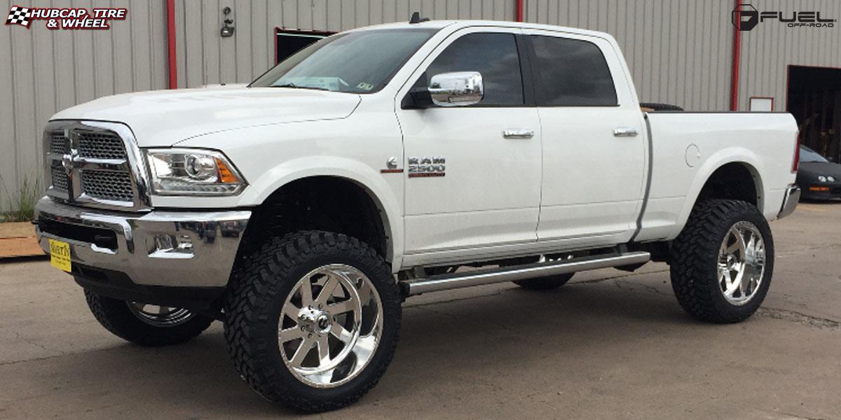 vehicle gallery/ram 2500 fuel forged ff02 24X12 Polished or Custom Painted wheels and rims