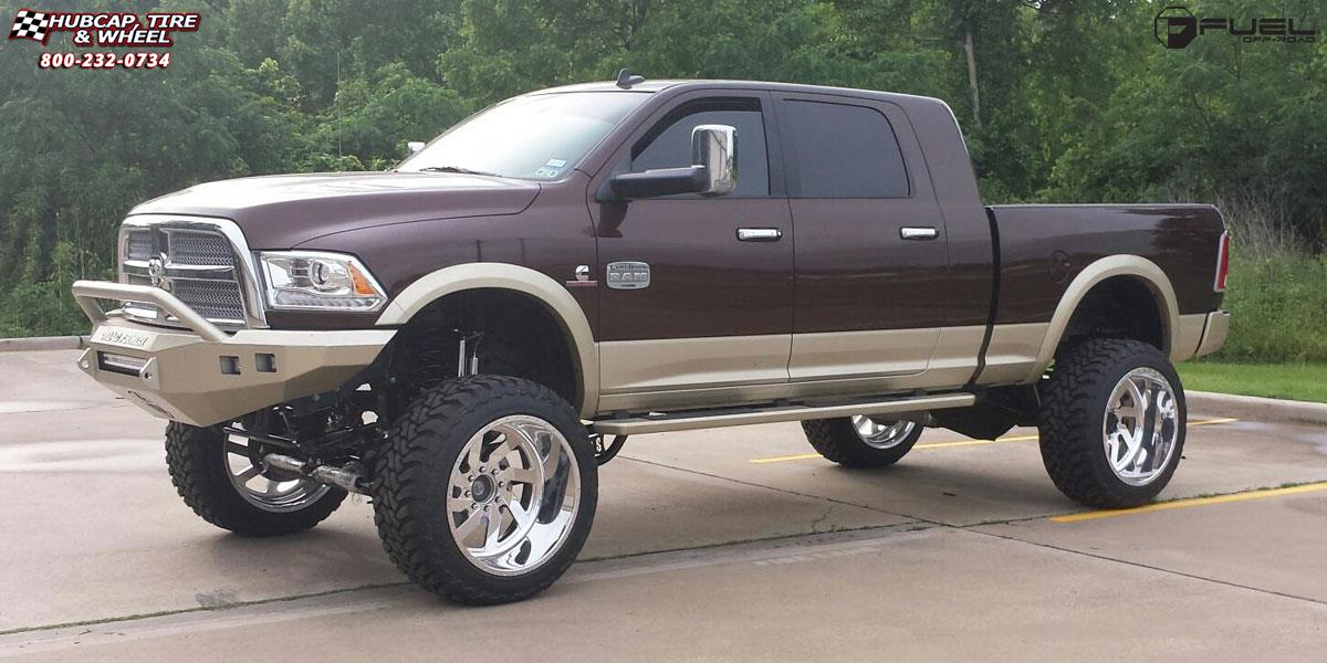 vehicle gallery/ram 2500 fuel forged ff03 24X14  Polished or Custom Painted wheels and rims