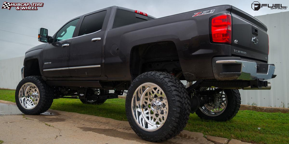 vehicle gallery/chevrolet silverado fuel forged ff06 24X12  Polished or Custom Painted wheels and rims