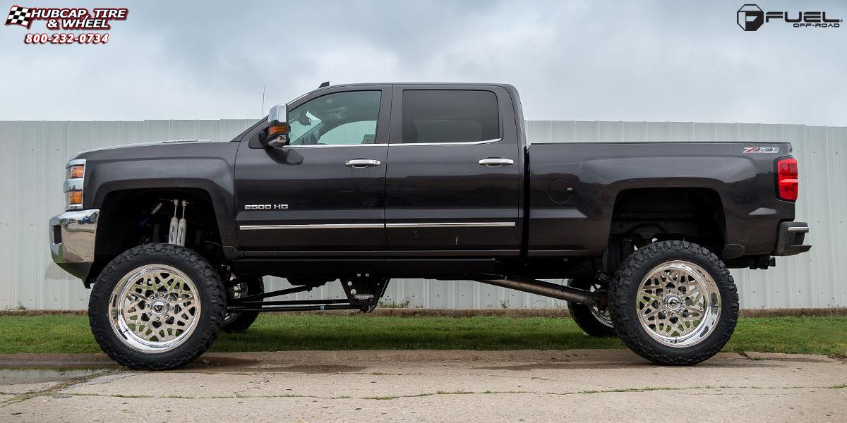vehicle gallery/chevrolet silverado fuel forged ff06 24X12  Polished or Custom Painted wheels and rims