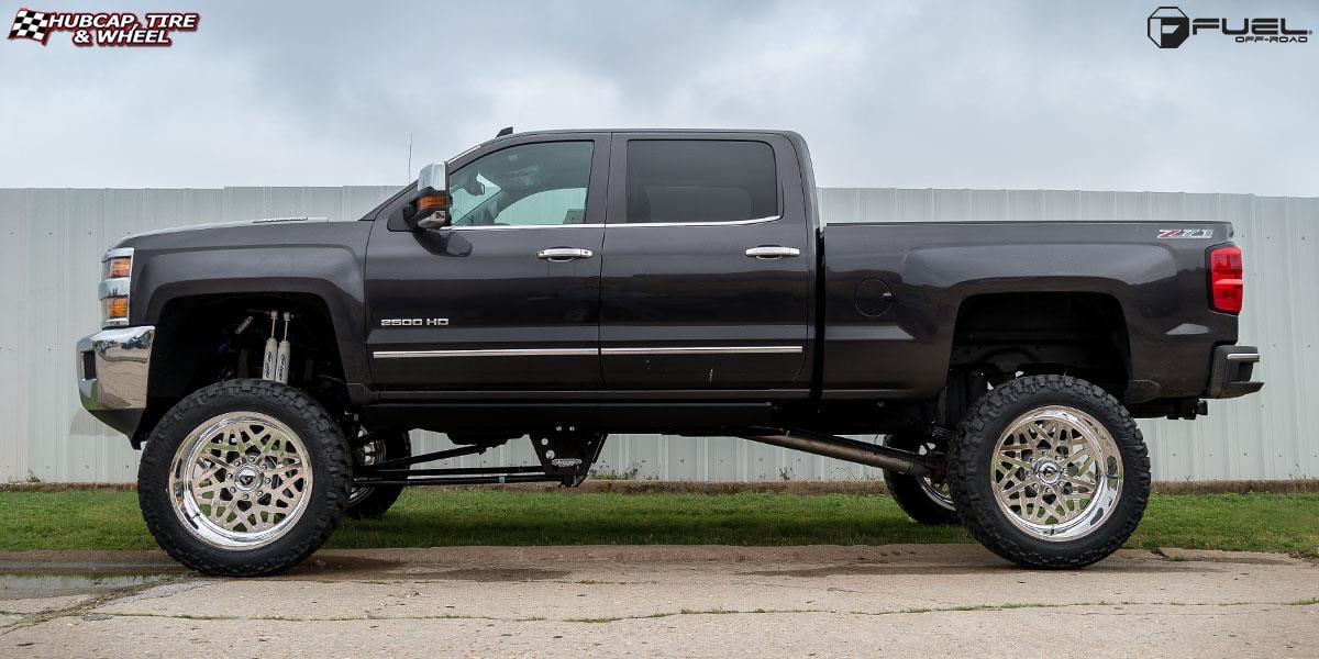 vehicle gallery/chevrolet silverado fuel forged ff06 24X12  Polished or Custom Painted wheels and rims