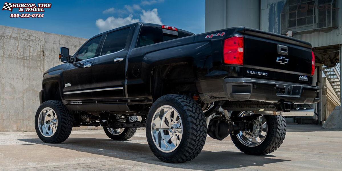vehicle gallery/chevrolet 2500 fuel forged ff11 24X12  Polished or Custom Painted wheels and rims