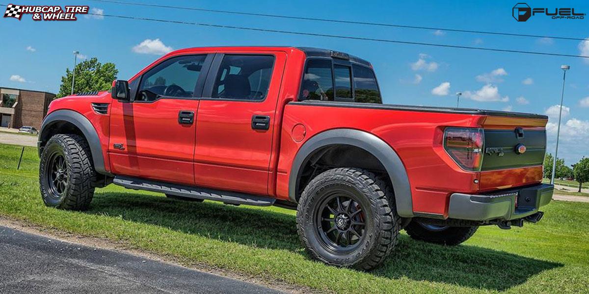vehicle gallery/ford f 150 fuel formula d559 20X9  Black wheels and rims