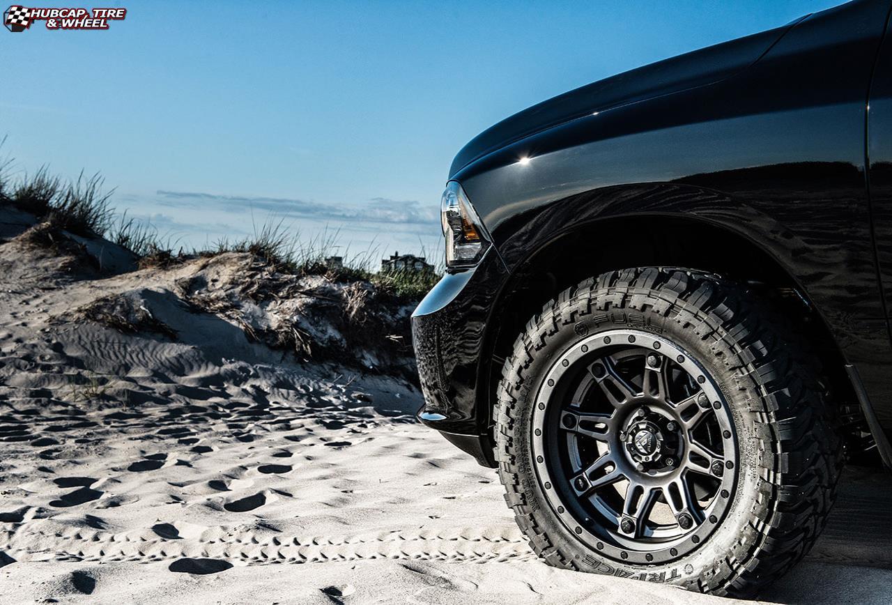 vehicle gallery/ram ram 1500 fuel hostage ii d232 20X10  Anthracite Center, Matt Black & Anthracite Outer wheels and rims
