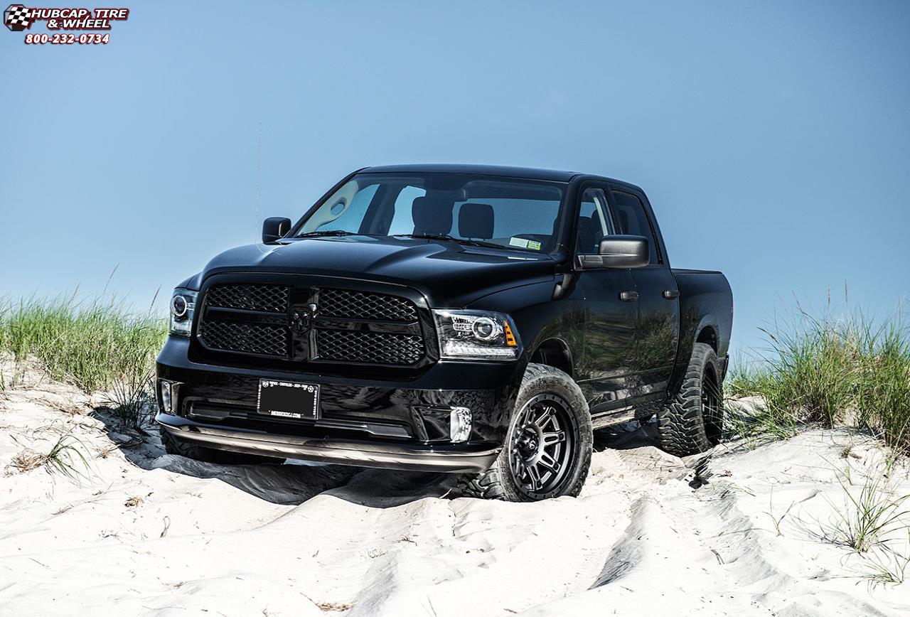 vehicle gallery/ram ram 1500 fuel hostage ii d232 20X10  Anthracite Center, Matt Black & Anthracite Outer wheels and rims