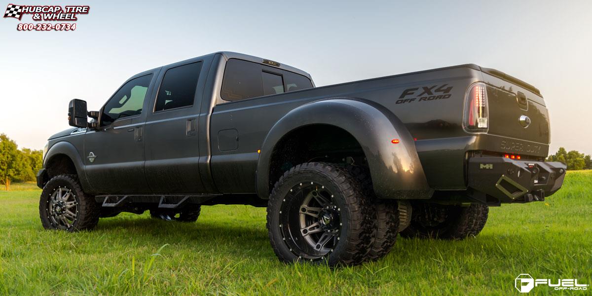 vehicle gallery/ford f 350 fuel hostage ii dually front d232 22X8  Custom wheels and rims