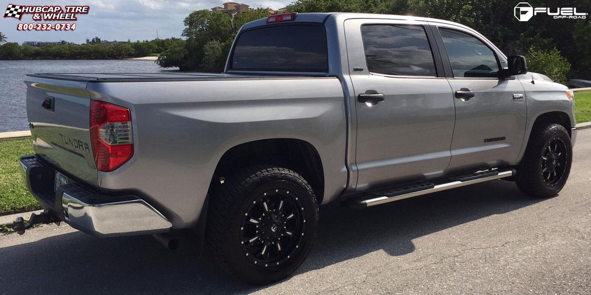 vehicle gallery/toyota tundra fuel krank d517 20X9  Matte Black & Milled wheels and rims