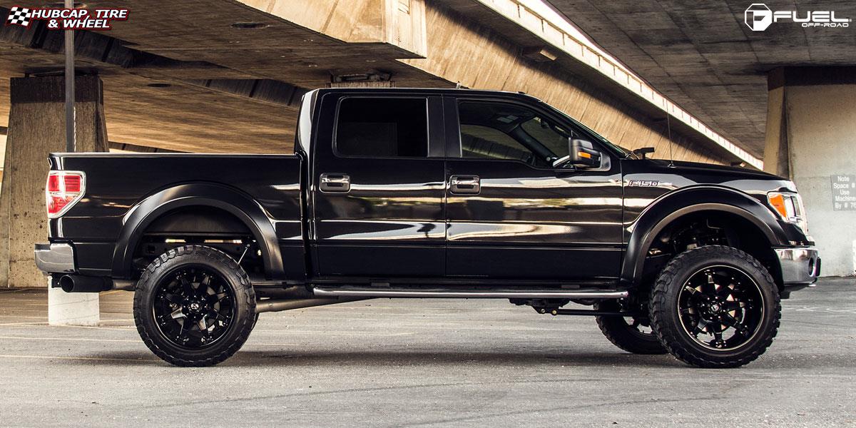 vehicle gallery/ford f 150 fuel octane d509 22X14  Matte Black wheels and rims