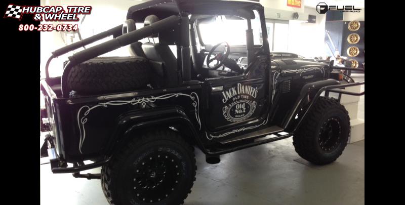 vehicle gallery/jeep wrangler fuel revolver d525 15X10  Matte Black & Milled wheels and rims
