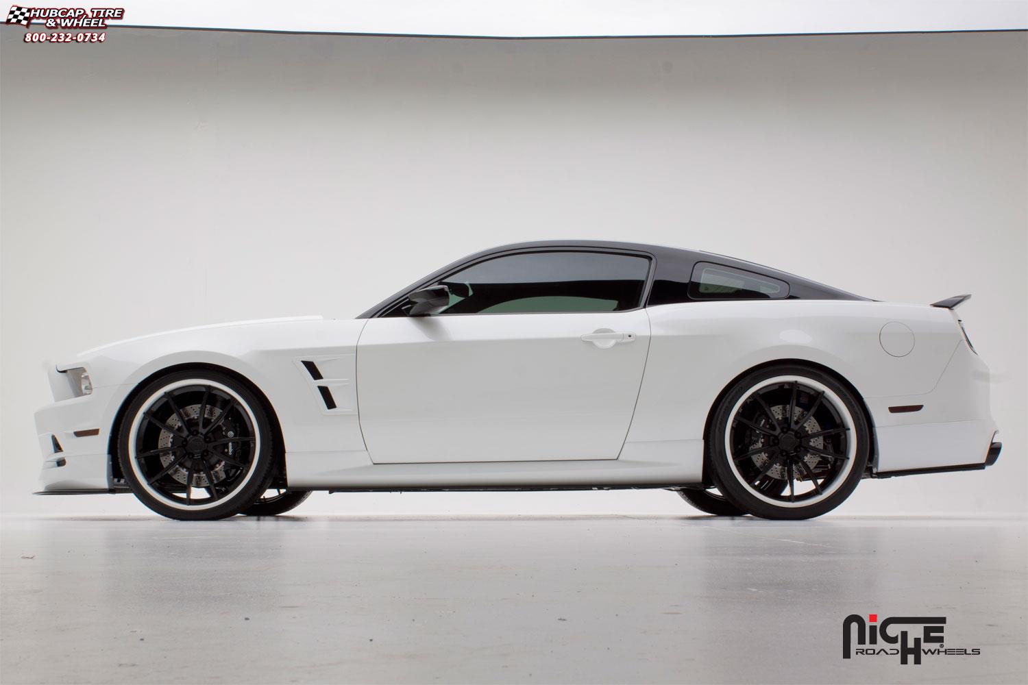 vehicle gallery/ford mustang gt niche monza  Custom wheels and rims