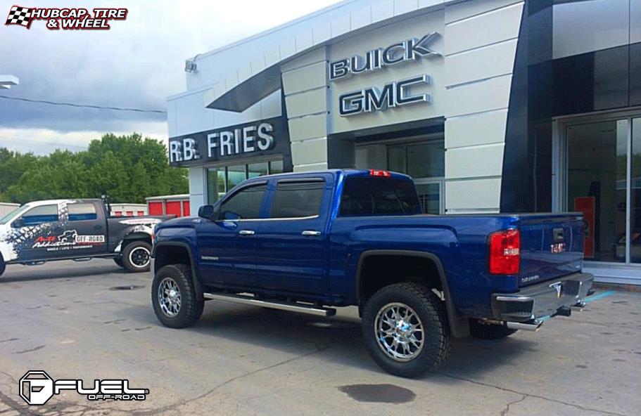 vehicle gallery/gmc sierra fuel throttle d512 0X0  Chrome wheels and rims