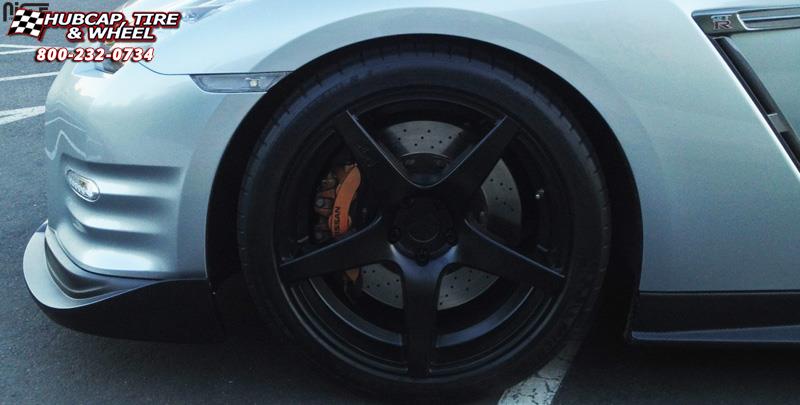 vehicle gallery/nissan gt r niche gt 5 m133 20x10  Satin Black wheels and rims