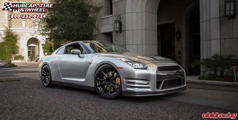 vehicle gallery/nissan gt r niche kicker  Candy Black wheels and rims