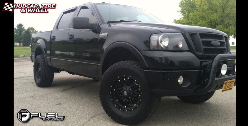 vehicle gallery/ford f 150 fuel hostage d531 0X0  Matte Black wheels and rims