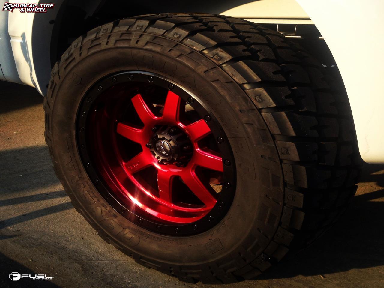 vehicle gallery/ford f 150 fuel trophy d551 0X0  Matte Black w/ Anthracite Ring wheels and rims