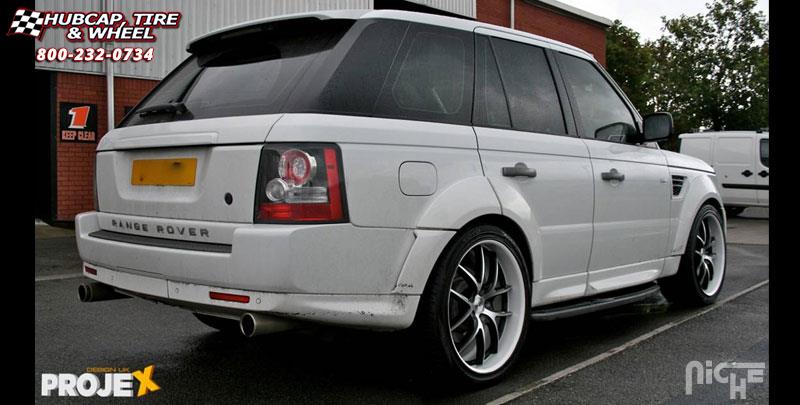 vehicle gallery/land rover range rover sport niche targa m215  Black & Machined wheels and rims