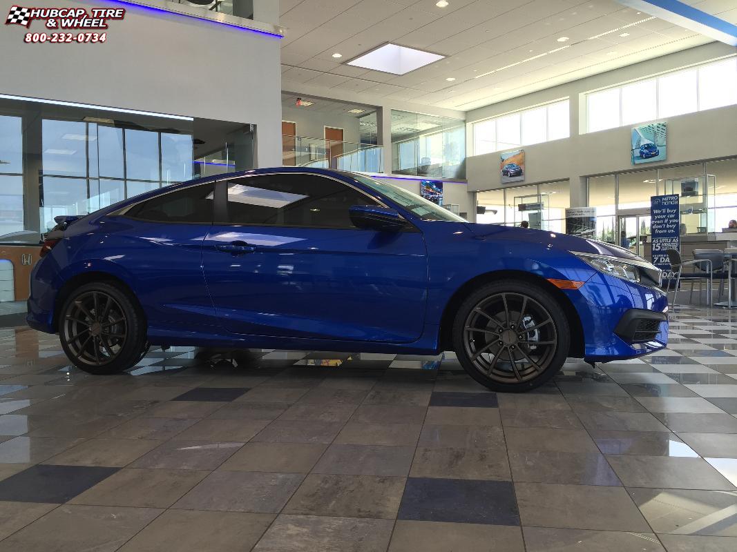 vehicle gallery/honda accord xd series km691 spin  Matte Bronze wheels and rims