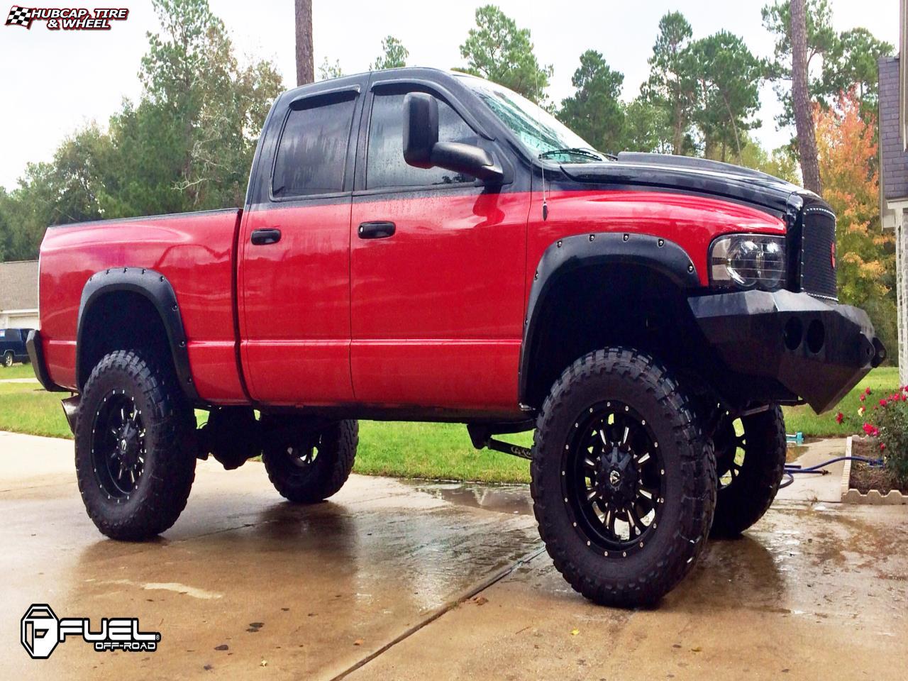vehicle gallery/dodge ram fuel krank d517 0X0  Matte Black & Milled wheels and rims