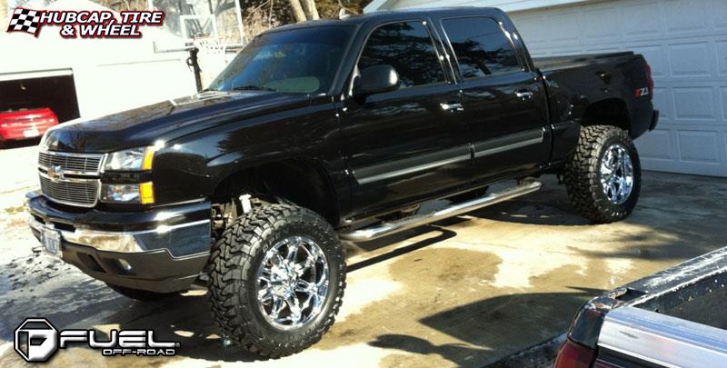 vehicle gallery/chevrolet silverado fuel throttle d512 0X0  Chrome wheels and rims