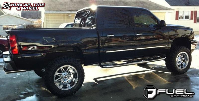 vehicle gallery/chevrolet silverado fuel throttle d512 0X0  Chrome wheels and rims