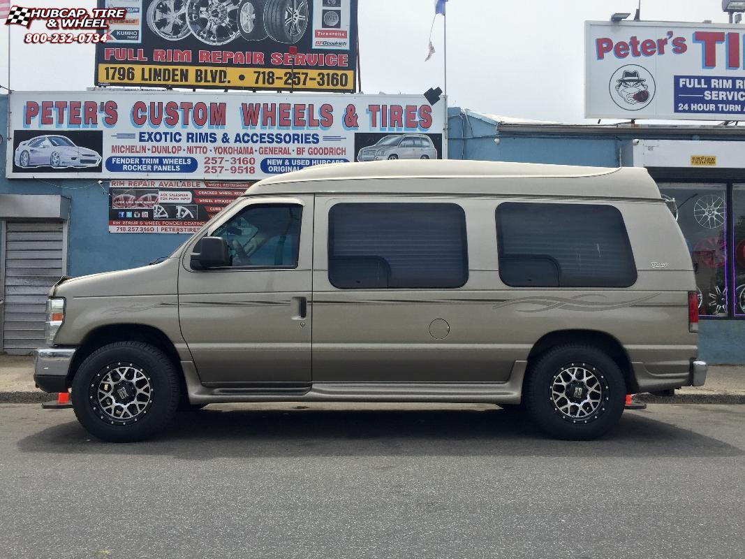 vehicle gallery/2008 ford e 150 xd series xd820 grenade 17x8   wheels and rims