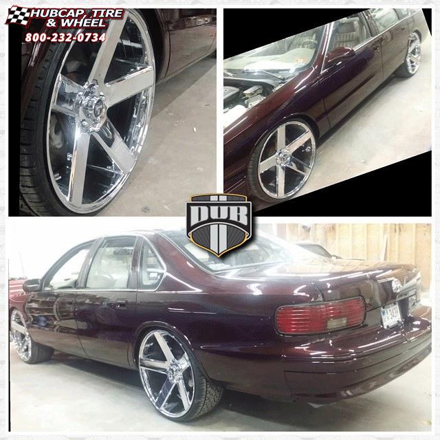 vehicle gallery/chevrolet impala dub baller s115  Chrome wheels and rims