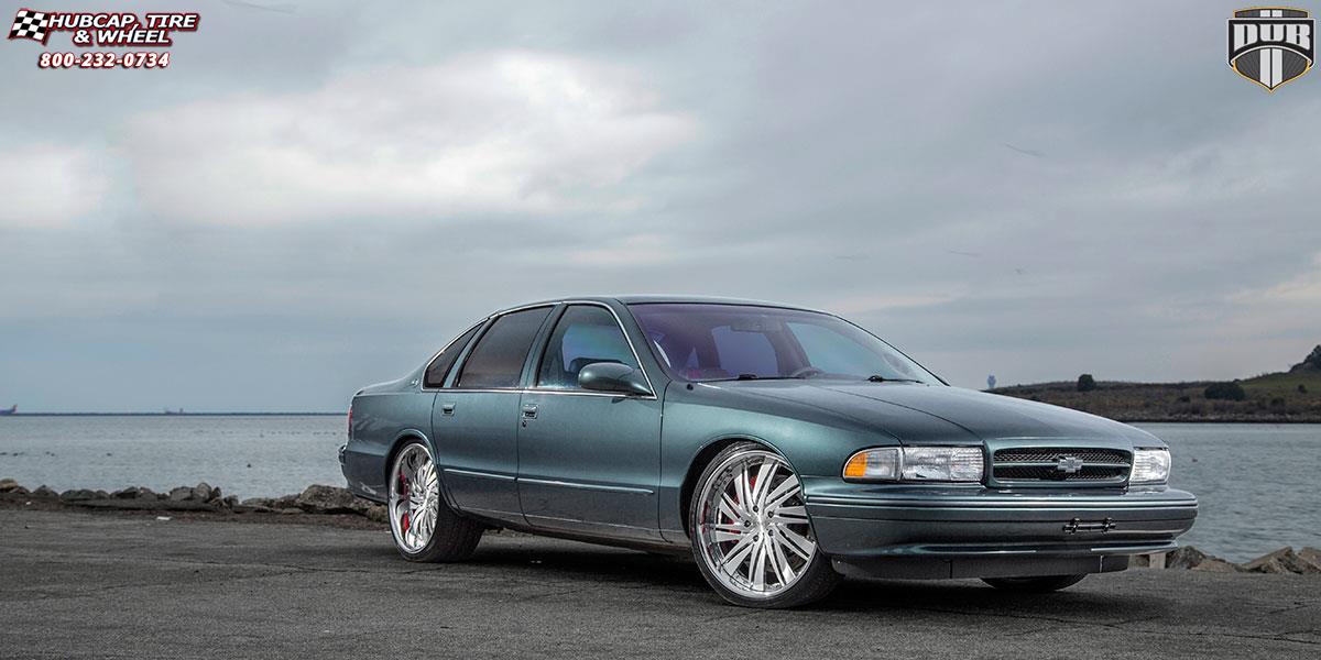 vehicle gallery/chevrolet impala dub xb10 statica 22X9 Brushed and Polished wheels and rims