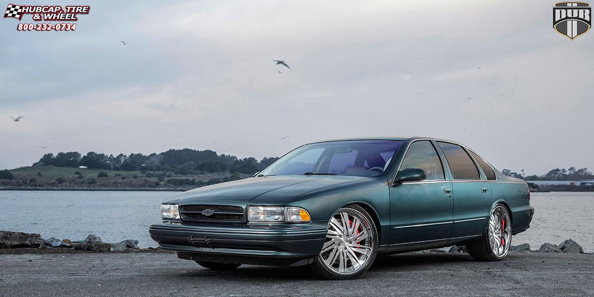 vehicle gallery/chevrolet impala dub xb10 statica 22X9 Brushed and Polished wheels and rims