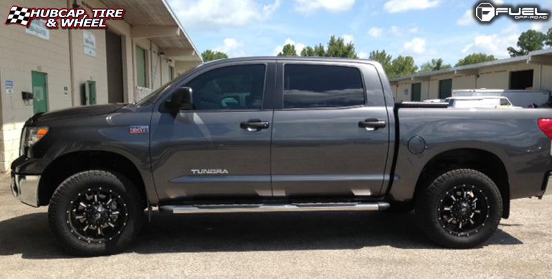 vehicle gallery/toyota tundra fuel krank d517 20X9  Matte Black & Milled wheels and rims