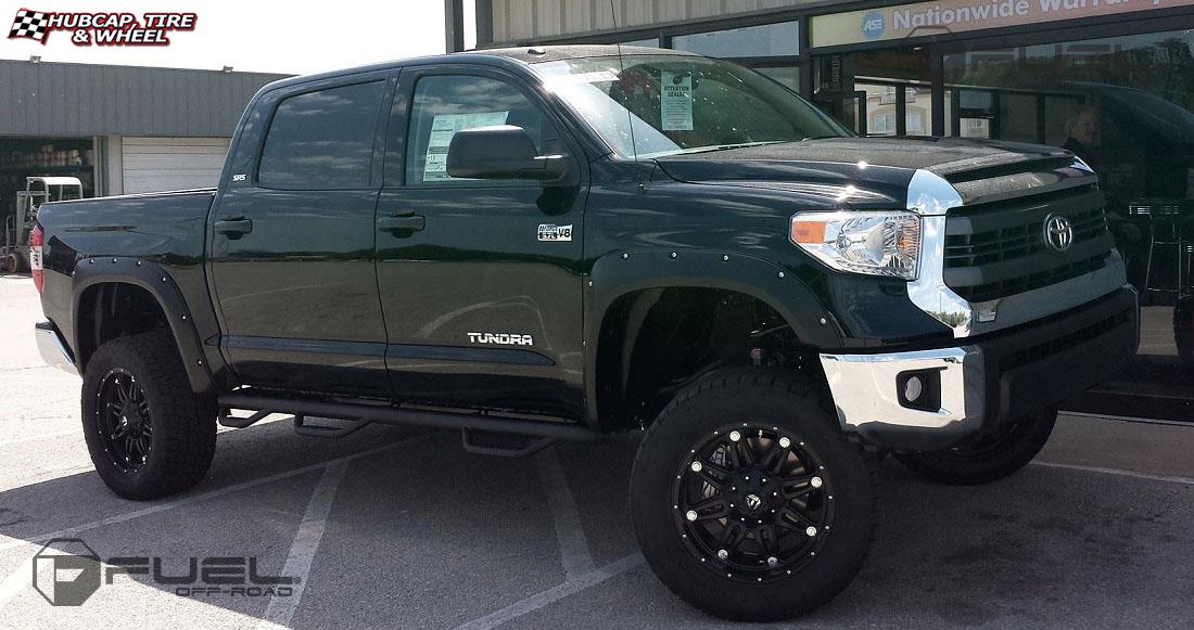 vehicle gallery/toyota tundra fuel hostage d531 20X10  Matte Black wheels and rims