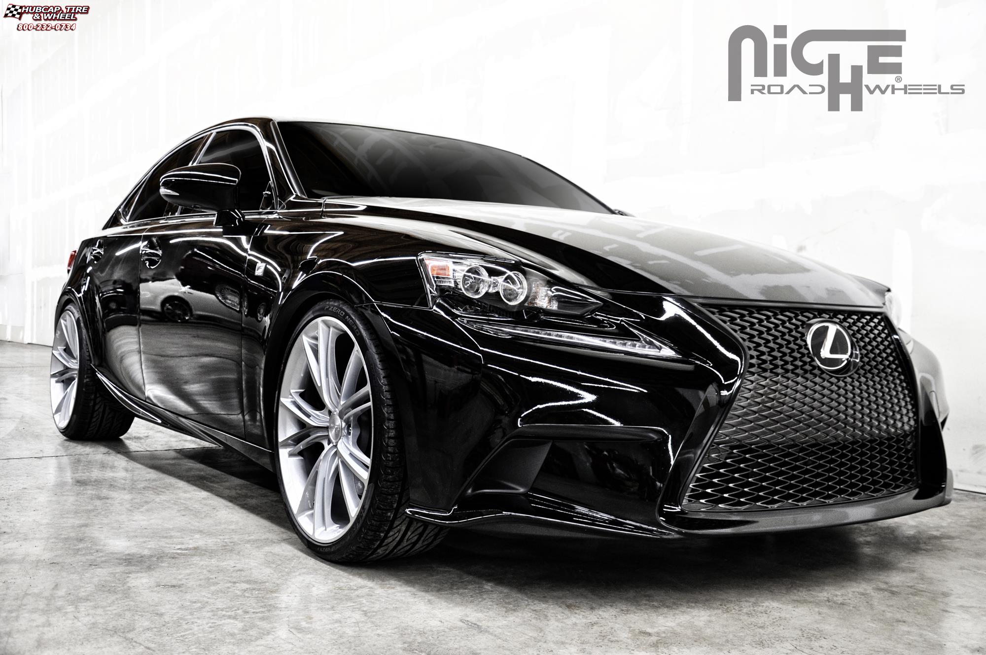 vehicle gallery/lexus is niche ritz m143 20x9  Silver & Machined wheels and rims