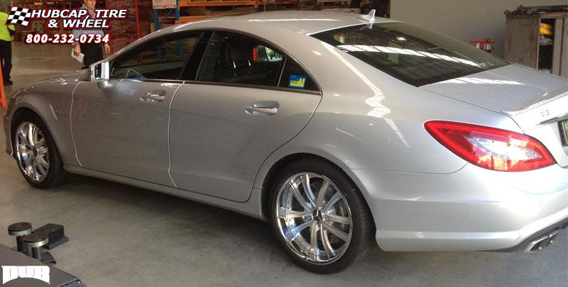 vehicle gallery/mercedes benz cls63 dub c15 technic 19X9  Custom Color Finish wheels and rims